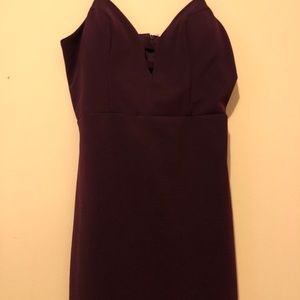 Burgundy dress